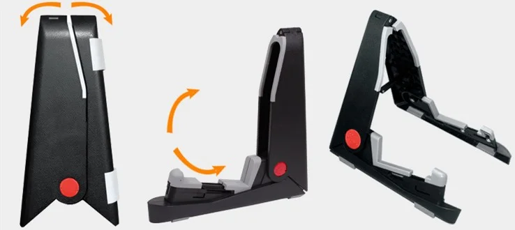 Soporte de pie stand plegable marca AromA para guitarra - Image 3