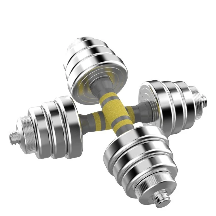 Juego de Mancuernas 3 en1 de 30 Kilos con 16 discos y barra, Marca Fit-Force - Image 5