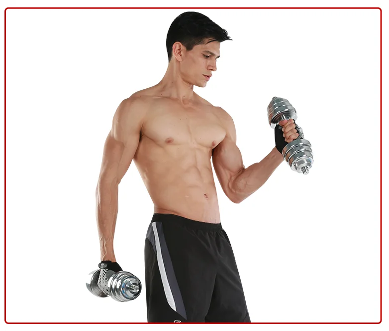 Juego de Mancuernas 3 en1 de 30 Kilos con 16 discos y barra, Marca Fit-Force - Image 9