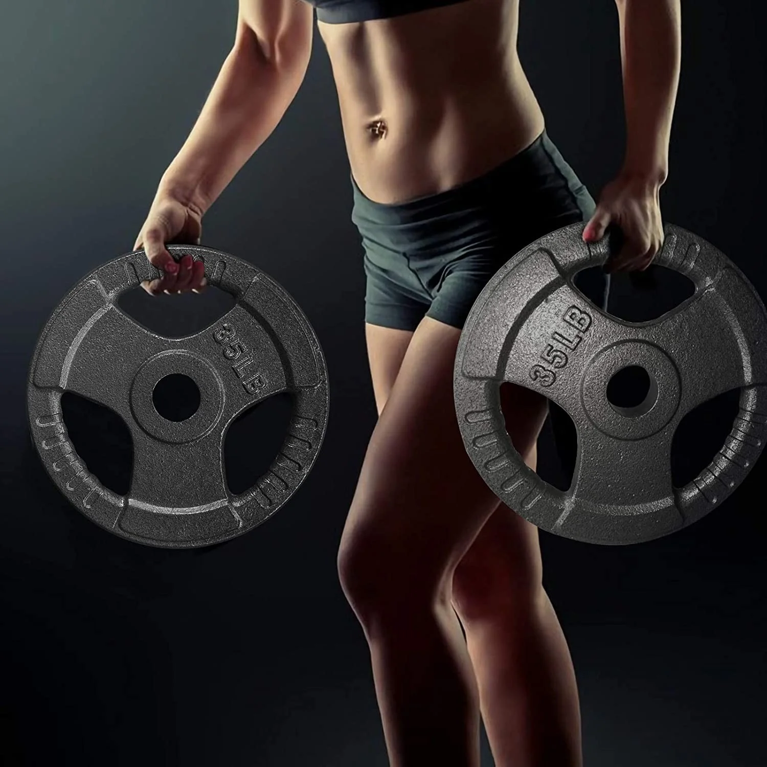 Discos de pesas Hierro fundido 1.25kgs x 4 unidades Marca Fit-Force - Image 4