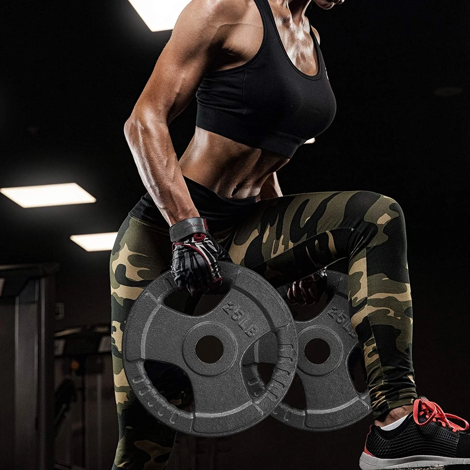 Discos de pesas Hierro fundido 10.00kgs x 2 unidades marca Fit-Force - Image 5