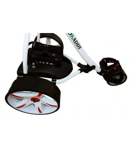 Carro eléctrico de golf Pro Kaddy modelo S1T2BL blanco - Image 2