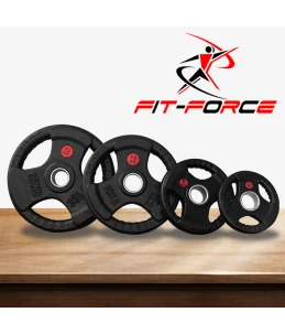 Disco de pesa olímpica 10.00KG 51mm hierro fundido con revestimiento de caucho - Image 6