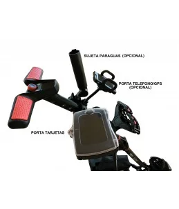 copy of Carro eléctrico de golf Pro Kaddy Modelo S1T2 Negro - Image 9